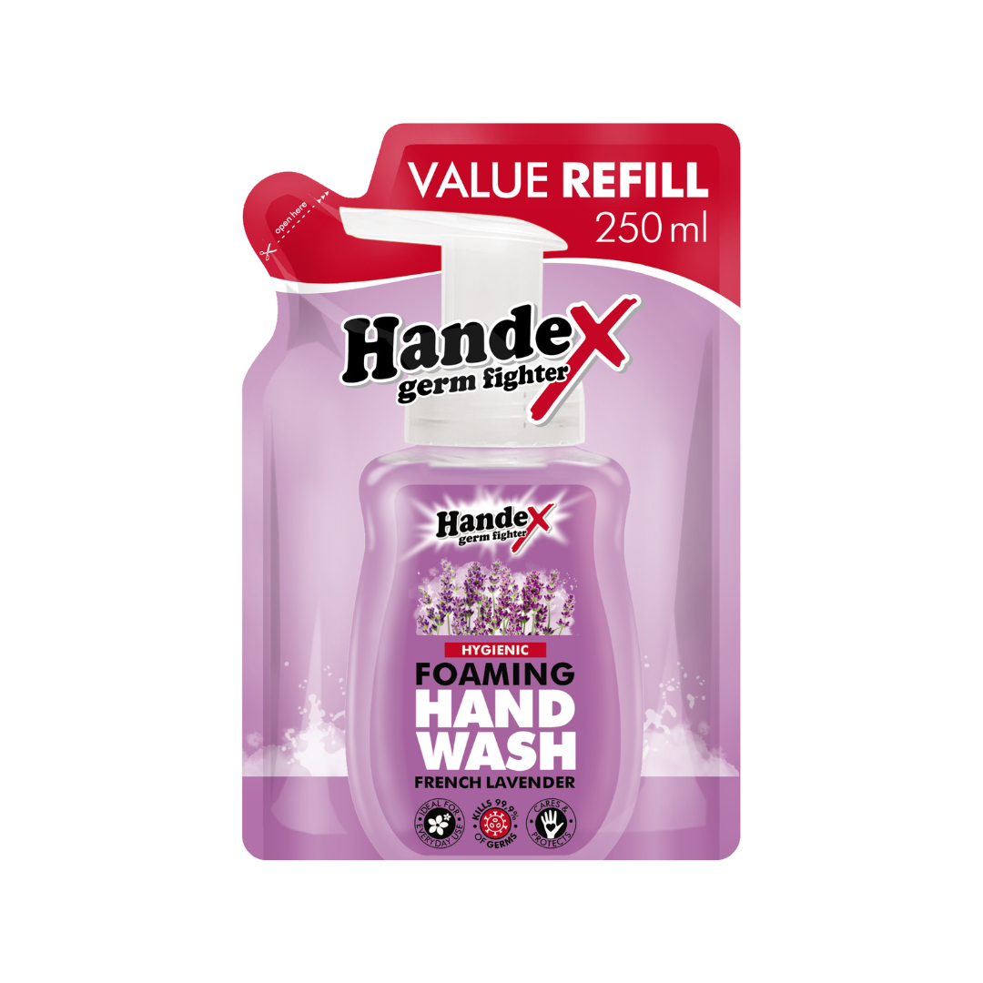 Handex Hygienic Foaming Hand Wash Refill 250ml - French Lavender