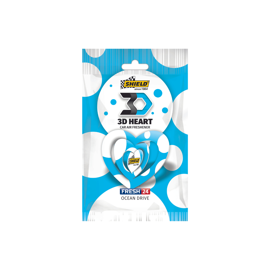 Shield Heart Car Air Fresheners