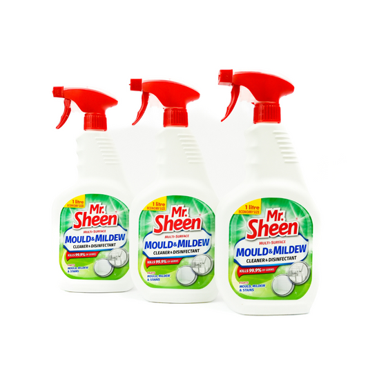 Mr Sheen Multi Surface Mould and Mildew 1lt Triple Pack