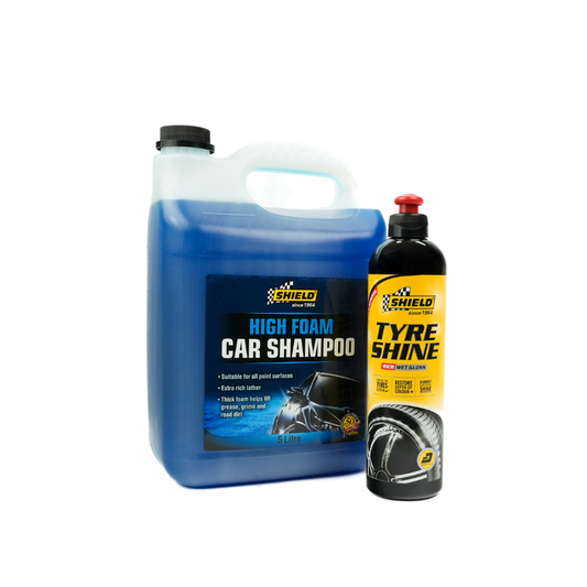 High Foam Car Shampoo & Tyre Shine Bundle