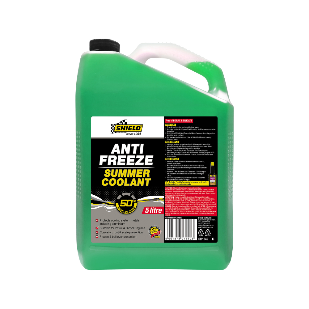 Shield Anti Freeze 50% 5lt - Green