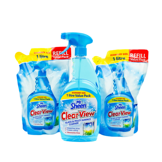 Mr Sheen ClearView Window Cleaner Bundle