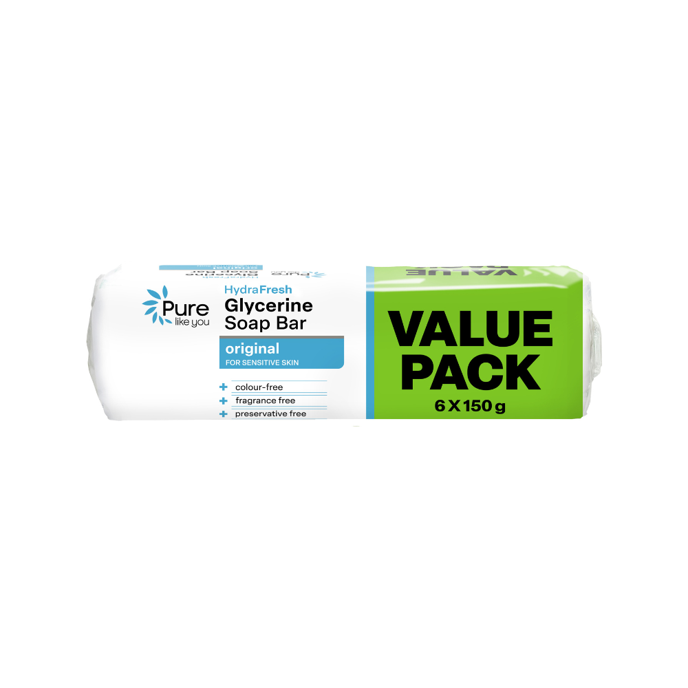 Pure Like You Original Glycerine Soap 150g - 6 Pack