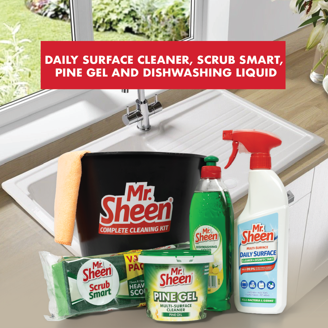 Mr Sheen Complete Cleaning Kit 5PC