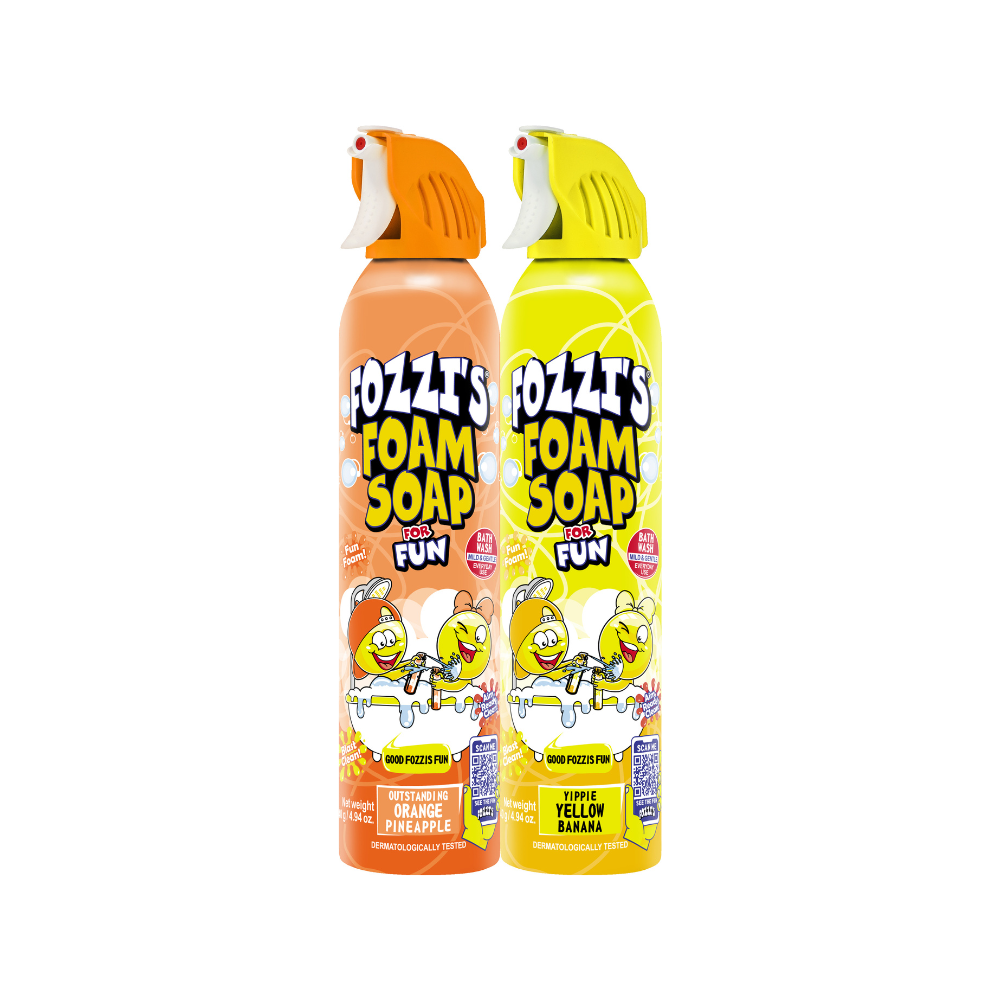 Fozzis Foam For Fun - 150ml Twin Pack