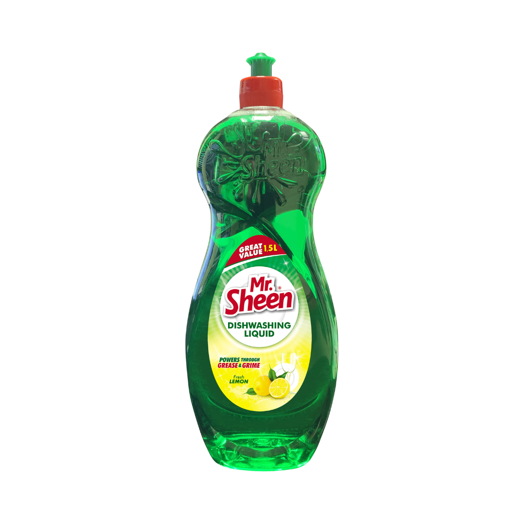 Mr Sheen Dishwashing Liquid 1.5lt - Fresh Lemon