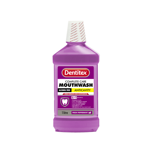 Dentitex Mouthwash 1lt - Fresh Peppermint Alcohol Free