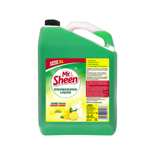 Mr Sheen Dishwashing Liquid 5lt